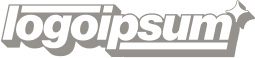 Stylized italic logo of Logoipsum with sparkle, symbolizing modern and premium branding.