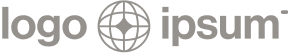 Global logo mark of Ipsum brand, representing international presence and connectivity.
